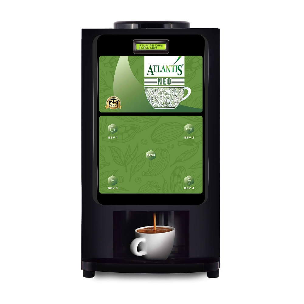 Atlantis Neo 2, 3, 4 Lane Tea and Coffee Vending Machines – Dedicated Hot Water